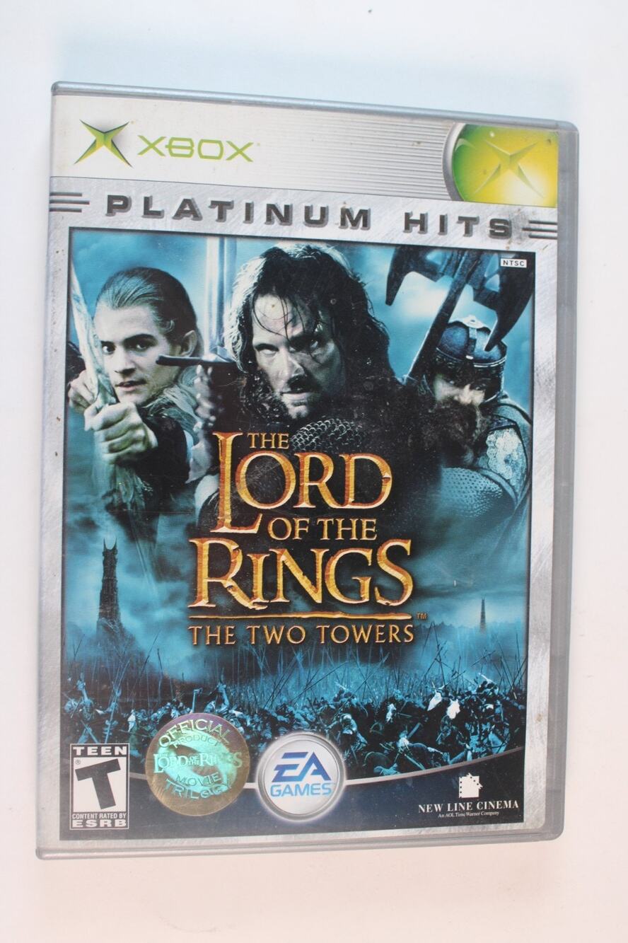 Lord of the Rings: The Two Towers (Microsoft Xbox, 2002) Authentic, Complete
